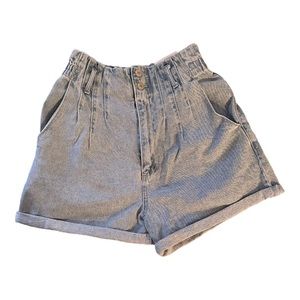 Denim high waist short